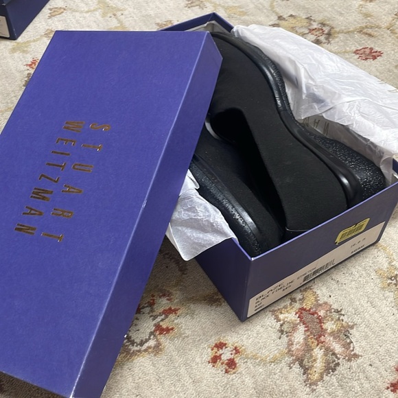 Stuart Weitzman Blaze black stretch clog - Picture 8 of 9